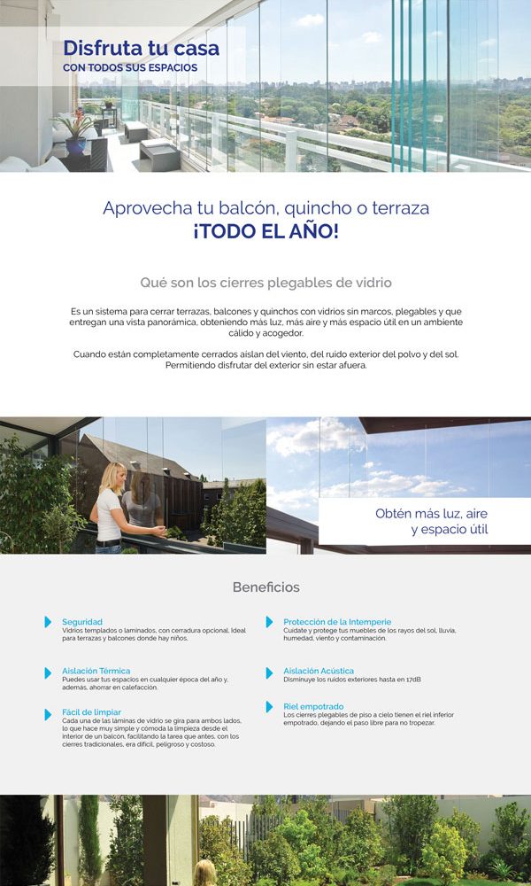 Vinyl - Cierres plegables